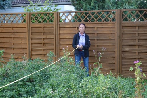 Vermessen für die weitere Planung