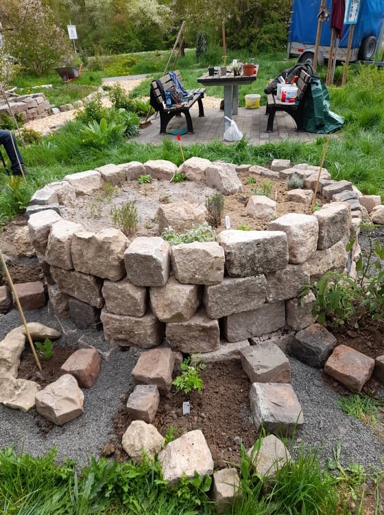 Spirale mit Randbereichen