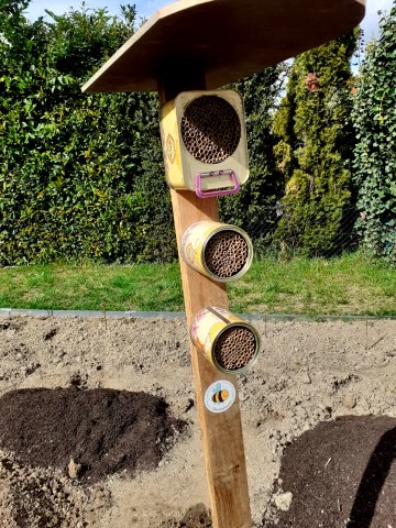 Wildbienen-Dosen
