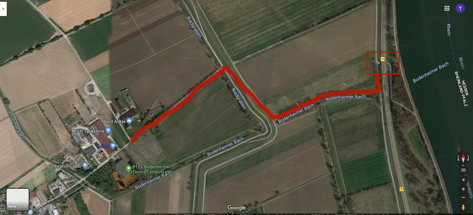 Anfahrtsplan zum Treffpunkt