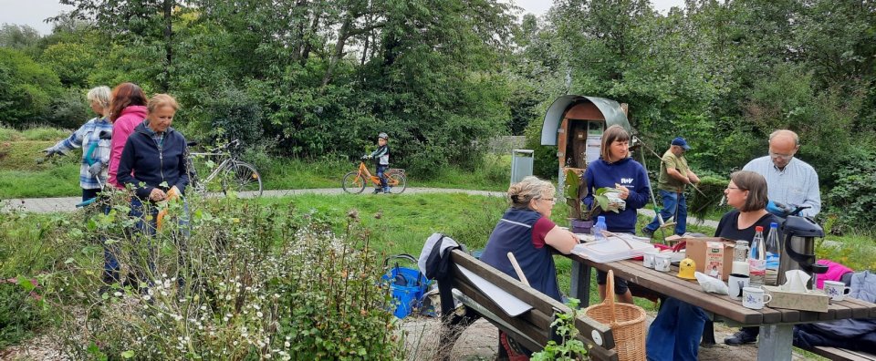 Die Gruppe bei der Arbeit