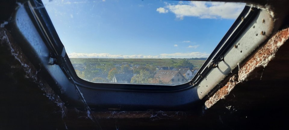 Blick aus der Dachluke