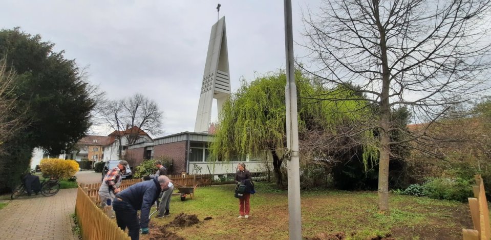 Vorbereiten des Blühstreifens