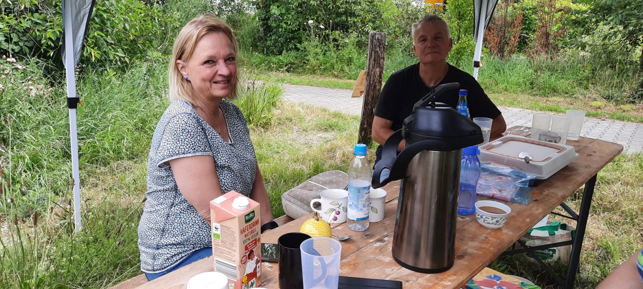 Und es gab wie immer Kaffee und Kuchen