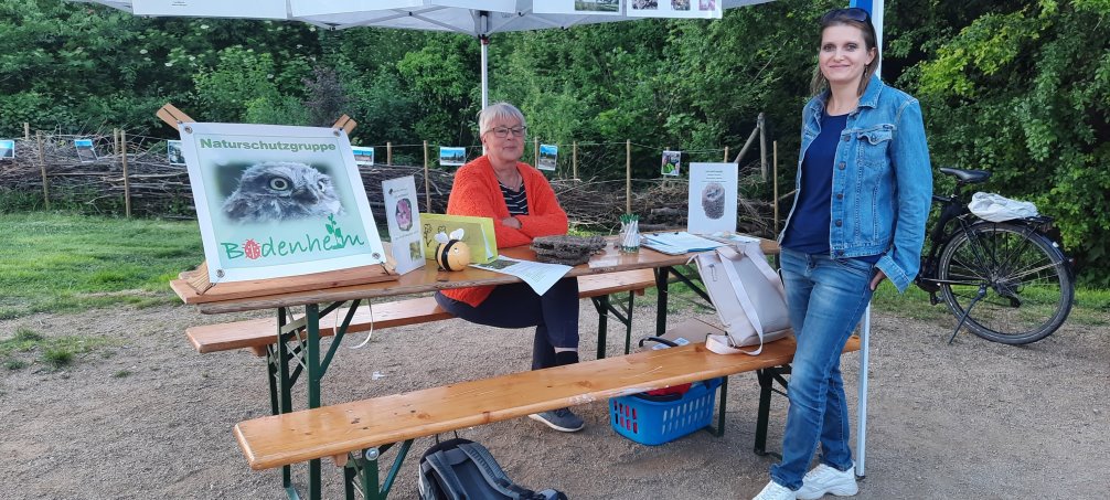 Stand der Naturschutzgruppe Bodenheim e.V. beim Dolles-Fest
