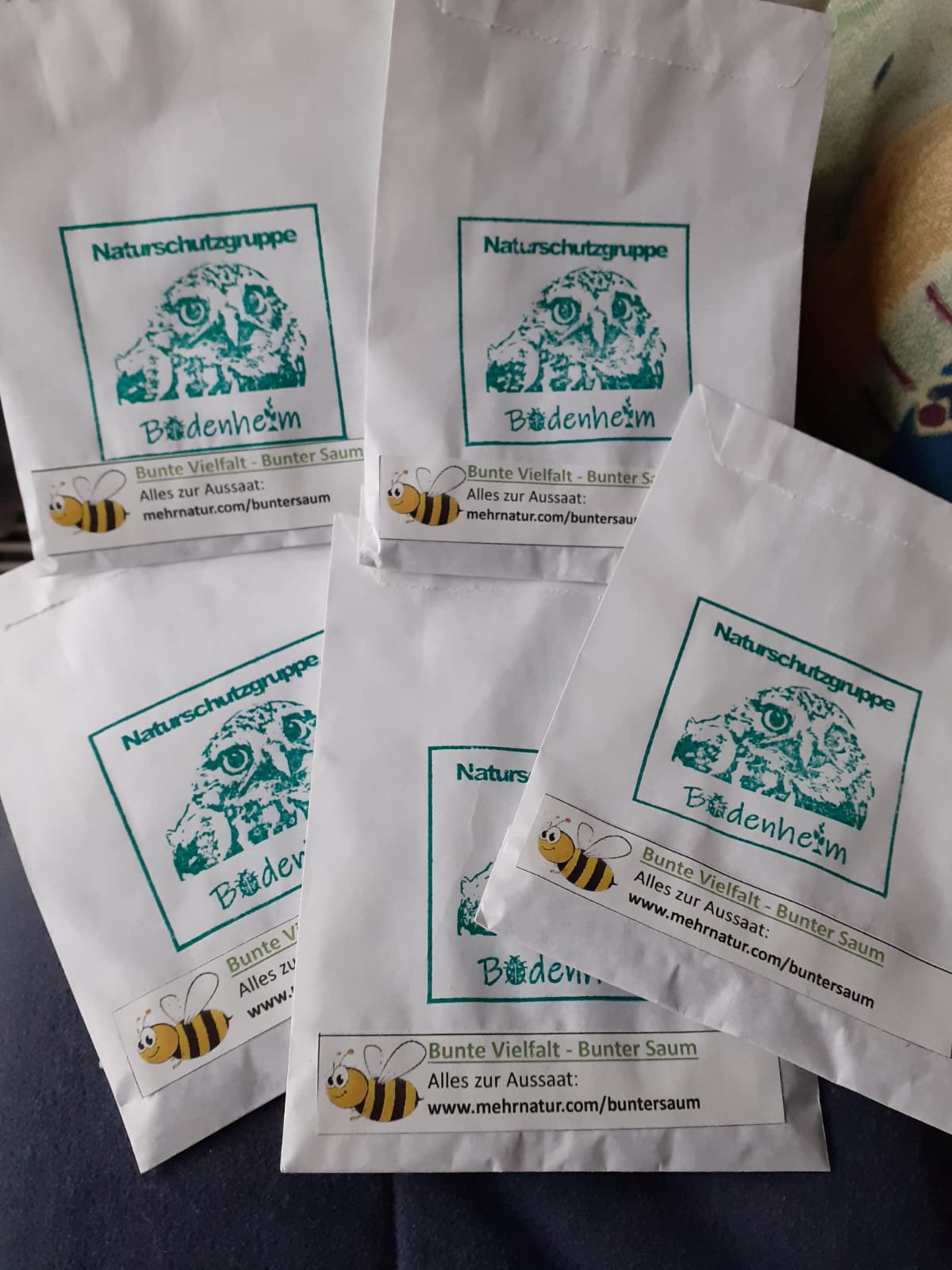 Insektenfreundliches Saatgut zur Verteilung